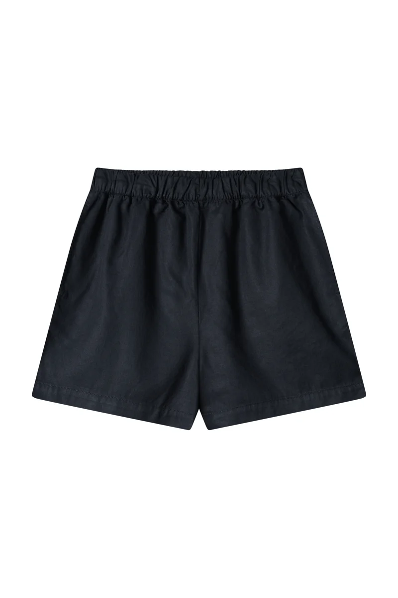 Leinen-Mix Shorts Luma Dunkelblau