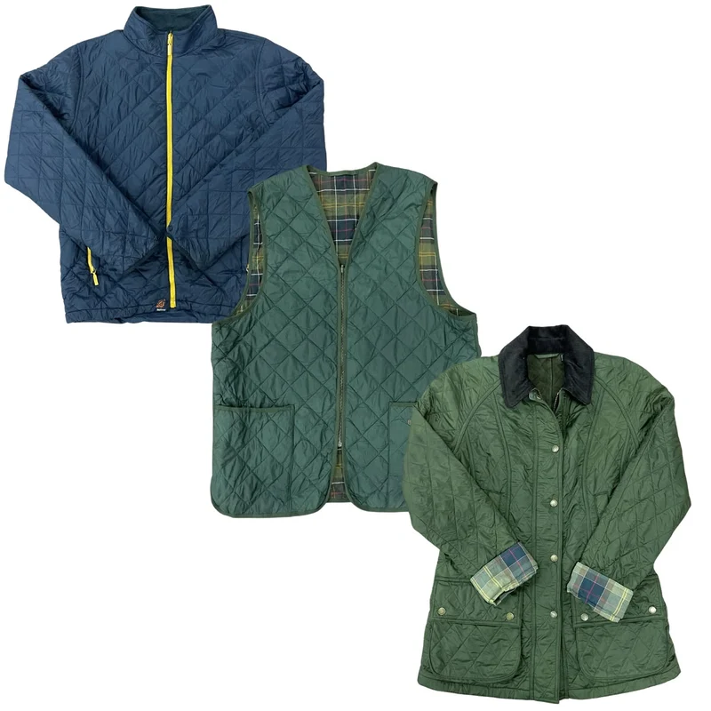 25x BARBOUR QUILTED JACKETS