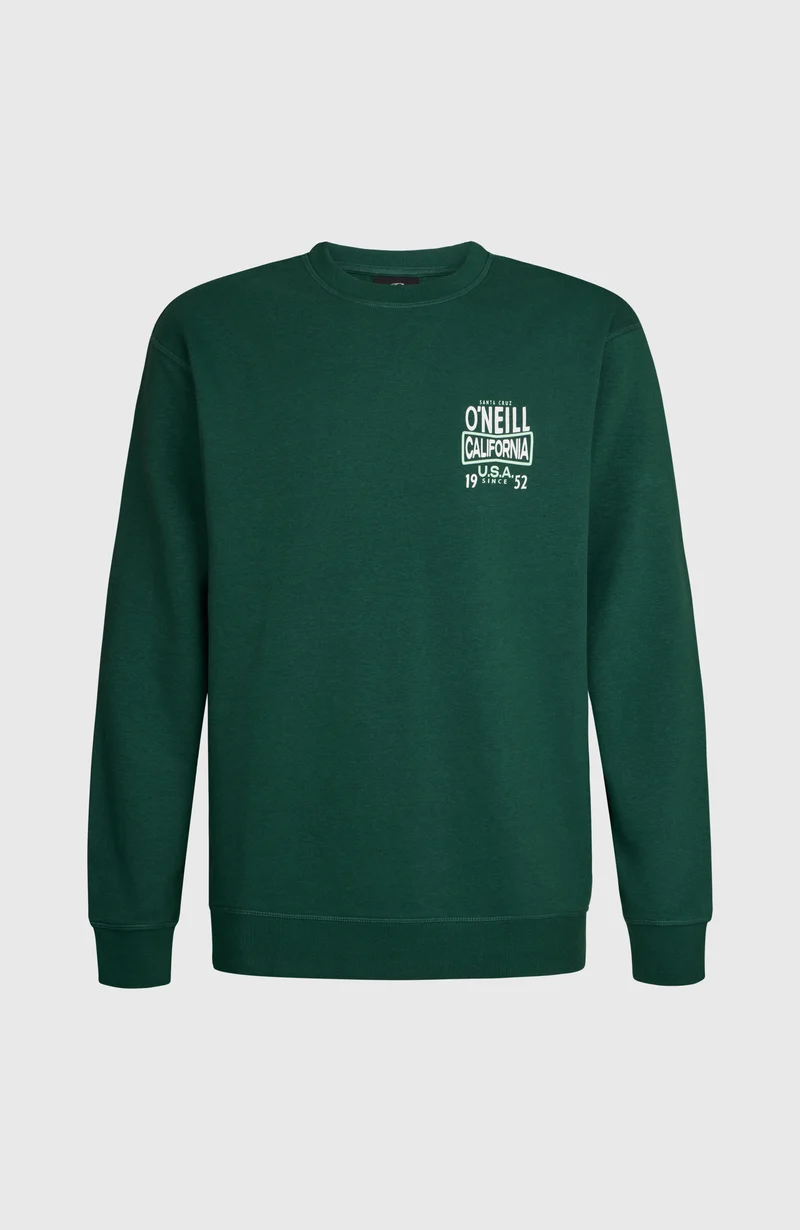 O'Neill Small Logo Crew sweater | Emerald Envy