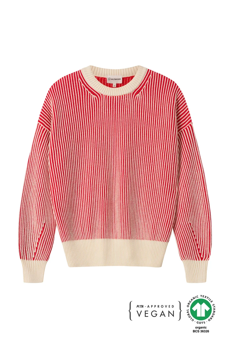 Strickpullover Hella Red Striped