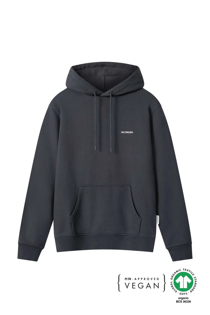 Hoodie Kap Graublau