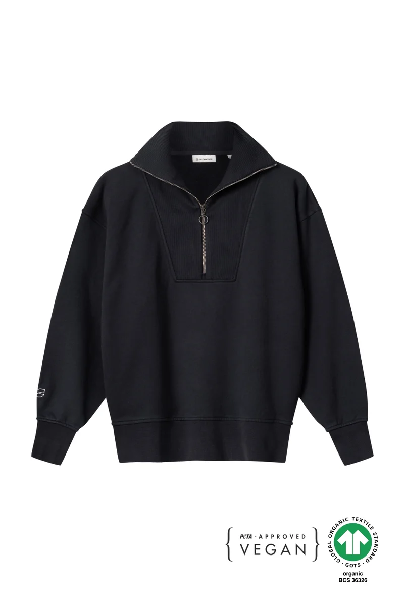 Half-Zip Sweater Brit Dunkelblau