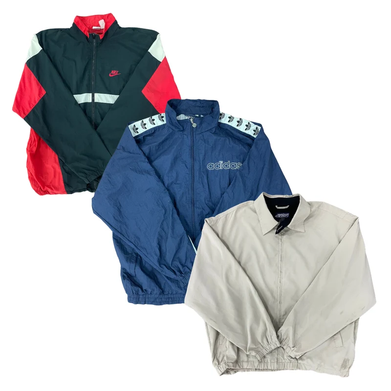 50x VINTAGE BRANDED SHELL JACKETS