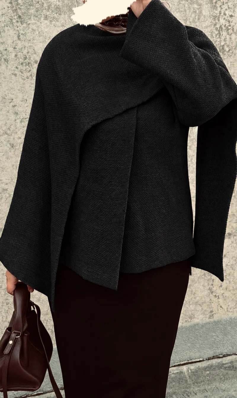 Soft Knit Wrap Cardigan
