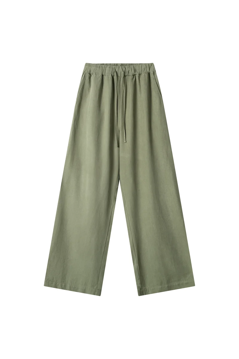 Leinen-Mix Longpants Alba Olive
