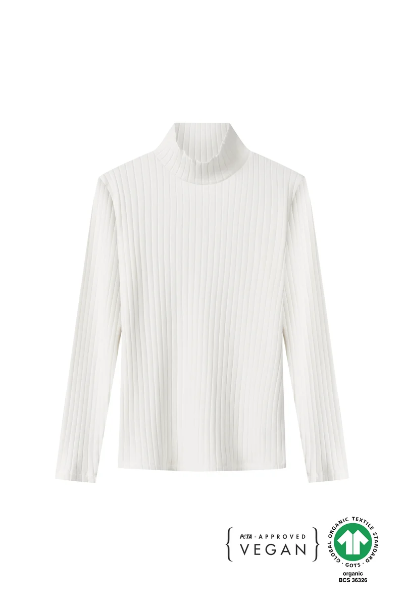 Rib Longsleeve Sofo Off-White