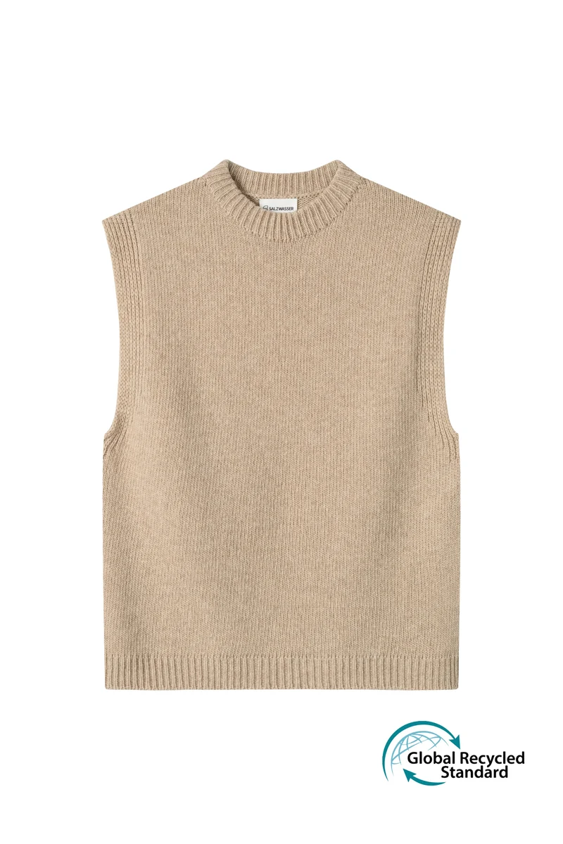 Woll-Pullunder Vesterbro Sand