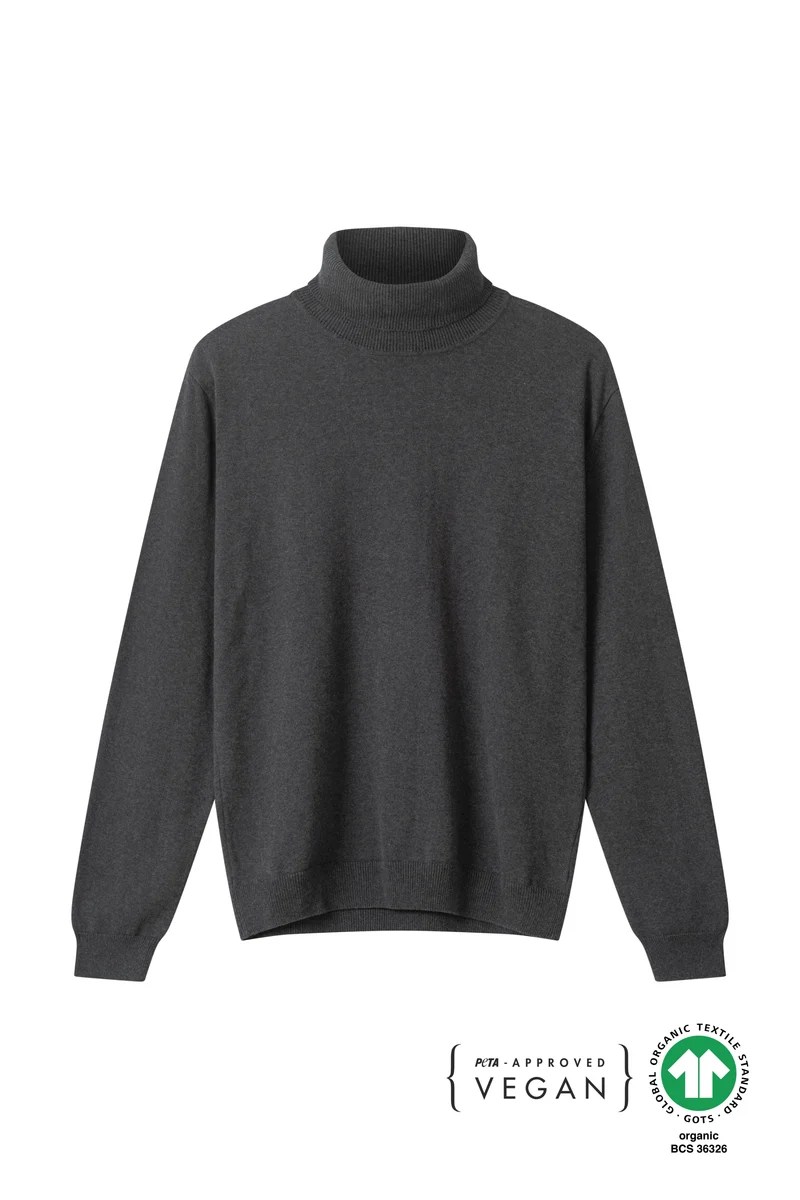 Rollkragenpullover Aaron Anthrazit