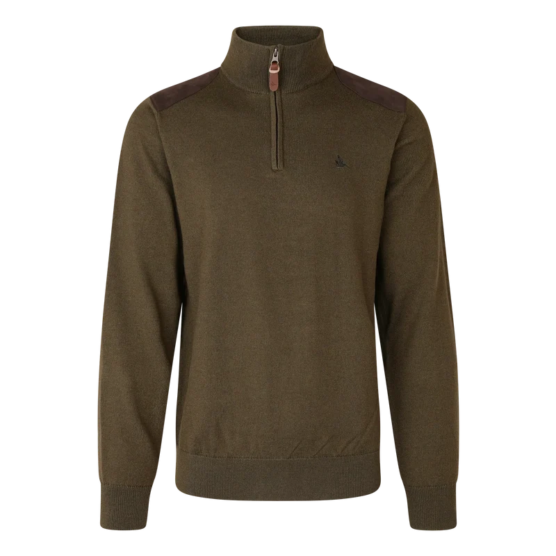Seeland Pine Half Zip Sweater, light pine
