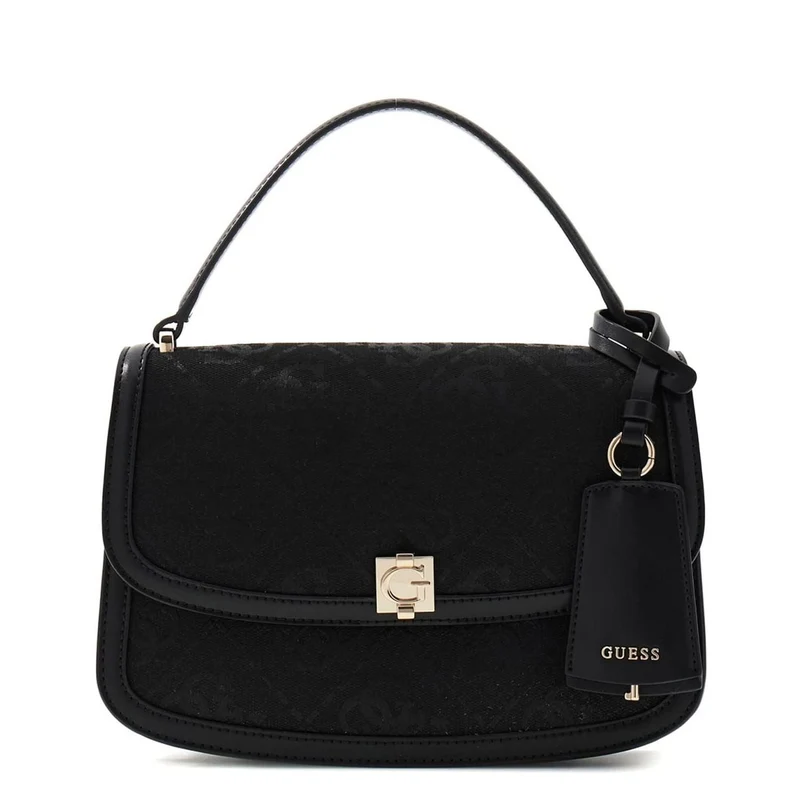 Guess Audrey Black Logo Crossbody Tas HWJG97-55210-BLO