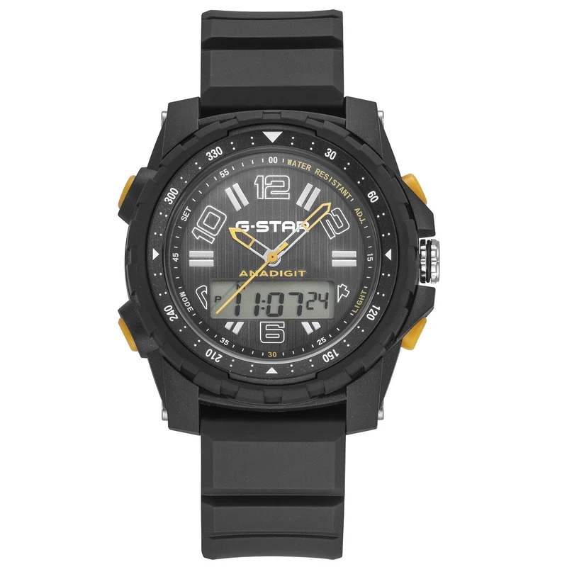 G-STAR Ops01 Zwart Ana-Digi Horloge GSW.502.02