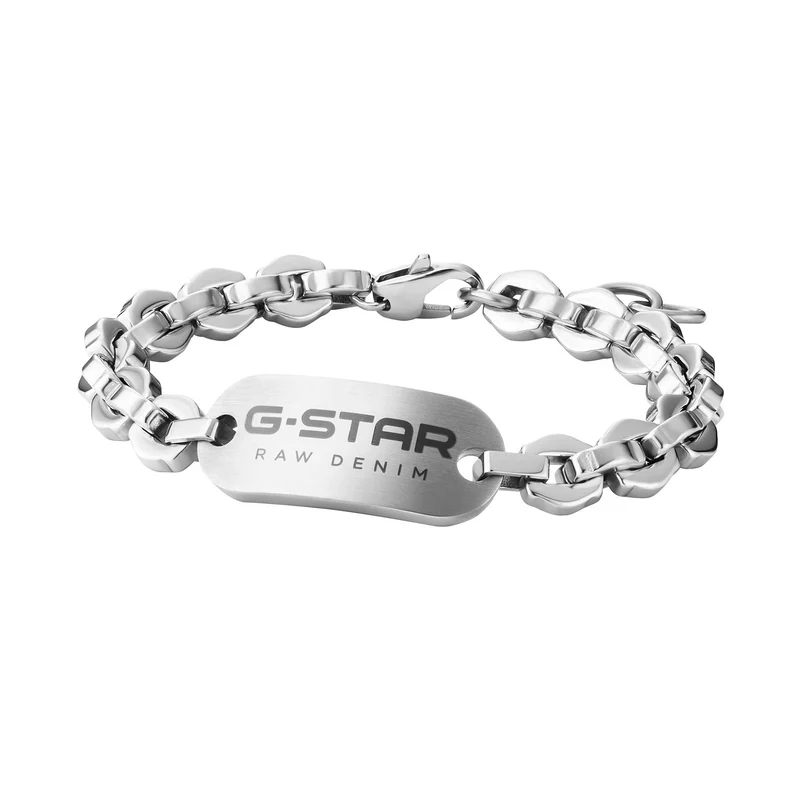 G-Star ZipPoint Zilveren Stalen Armband GSJ.104.03