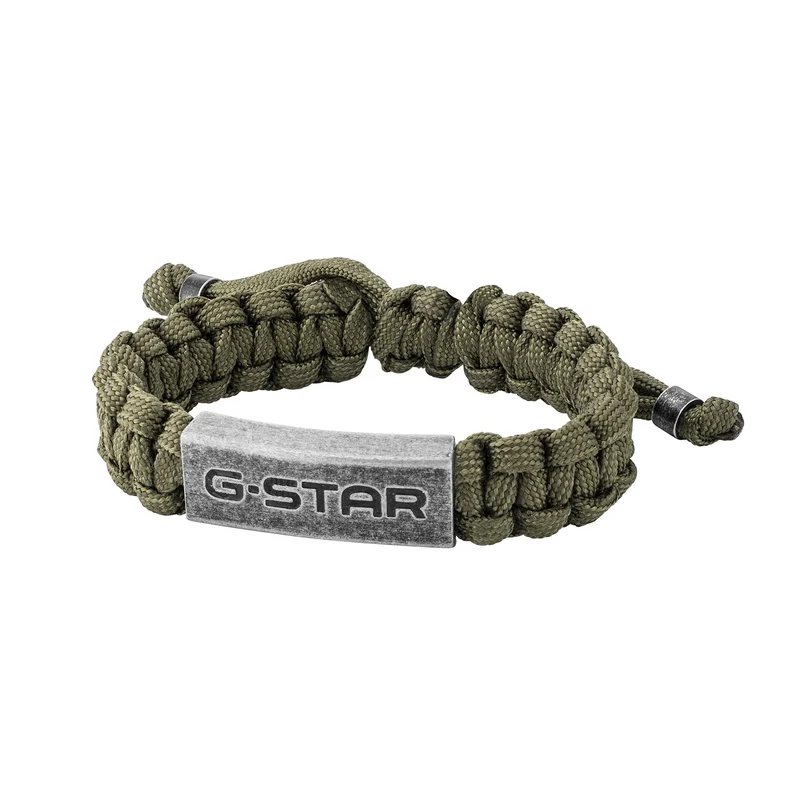 G-STAR OpsCord Zwarte Nylon Armband GSJ.107.01