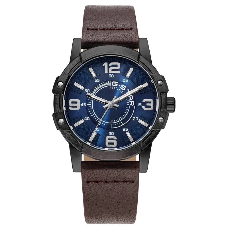 G-STAR Constructed Zwart Messing Herenhorloge GSW.506.05
