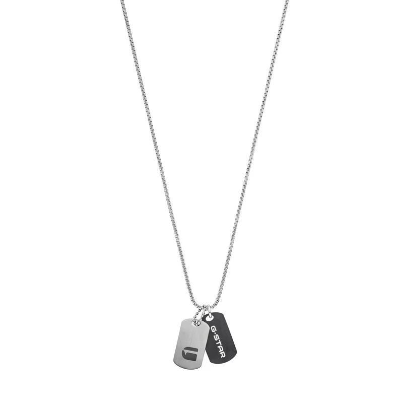G-Star M-Tag Zilverkleurige Ketting GSJ.101.02