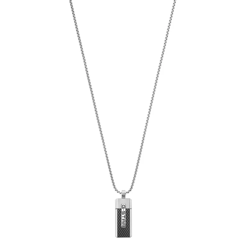 G-STAR Mtrx Zilveren Box Chain Ketting GSJ.105.01