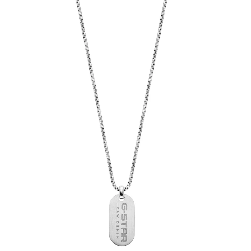 G-STAR ZipPoint Zilveren Schakelketting GSJ.104.01