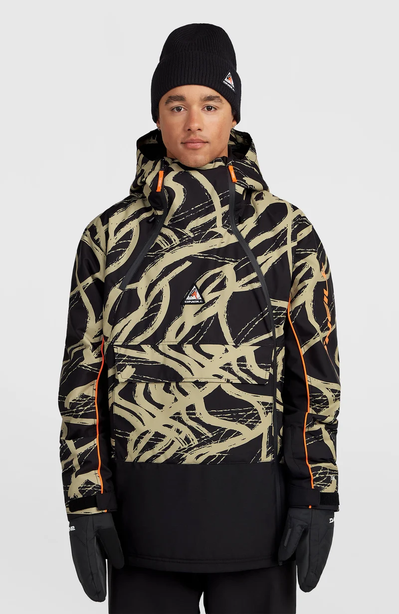 FWC'Play Asymmetric wintersportjas | Beige Snowtracks
