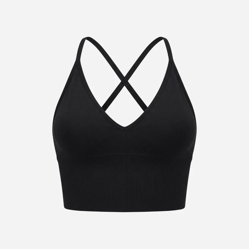Sport-BH Bralette | Schwarz