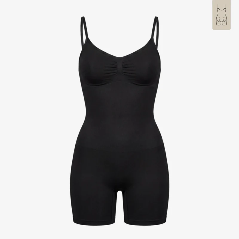 Shaping Bodysuit mit Po-Push-up | Schwarz