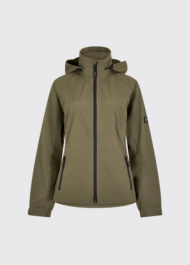 Dubarry Seamills Lichtgewicht Waterdichte dames jas, kelp