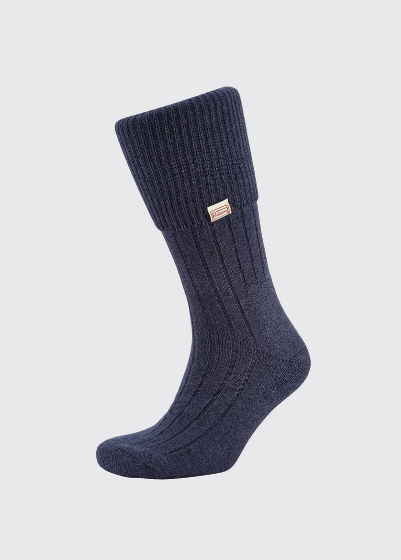Dubarry Alpaca Socks, navy