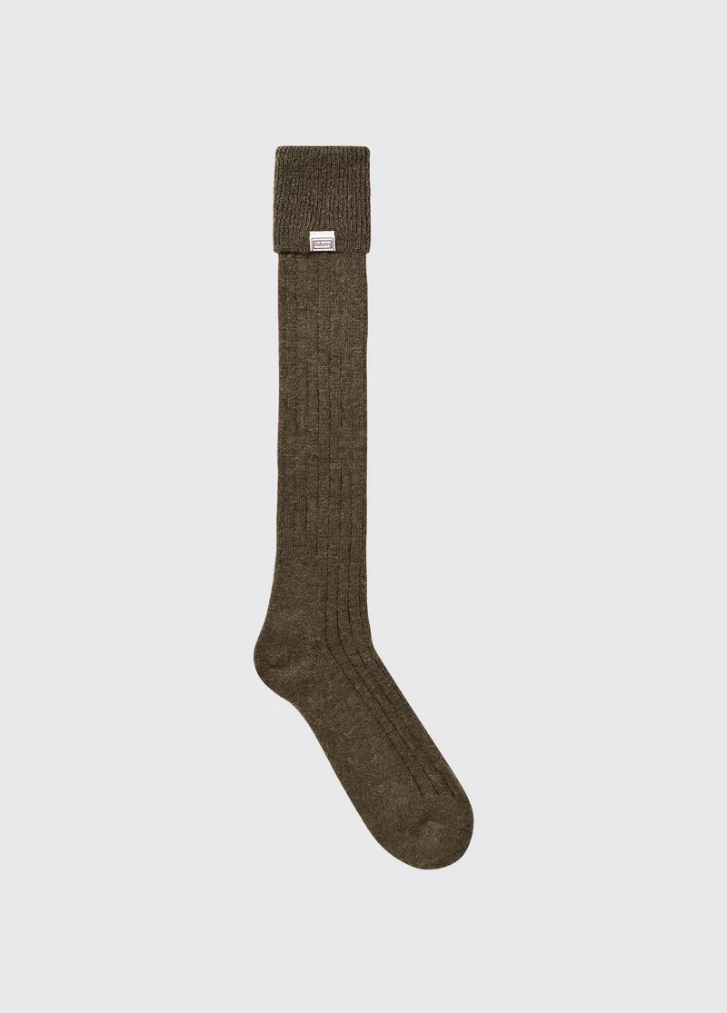Dubarry Alpaca Socks, olive