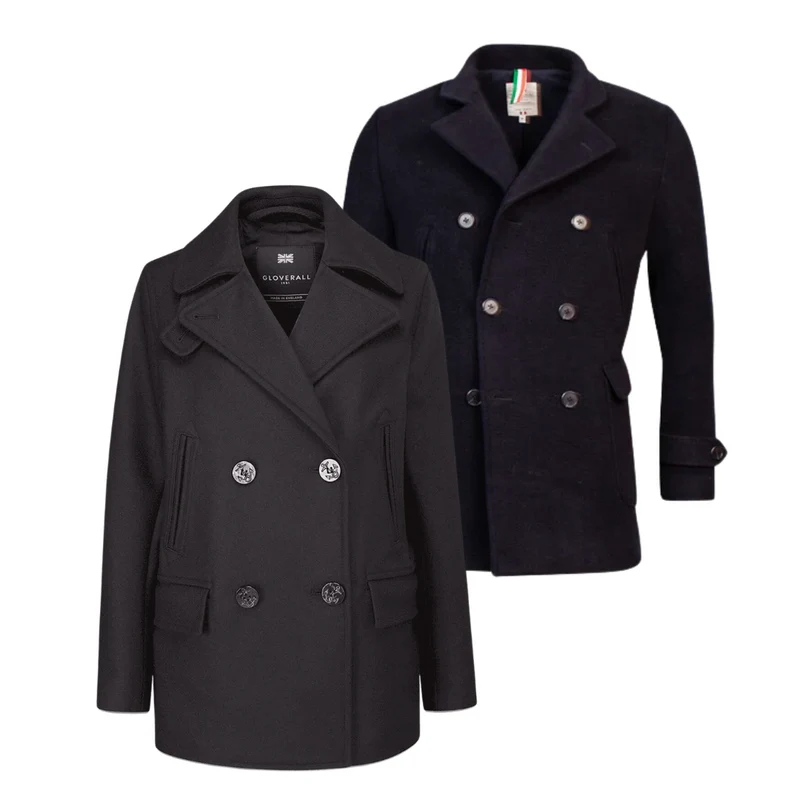 20x UNBRANDED PEA/NAVY COATS