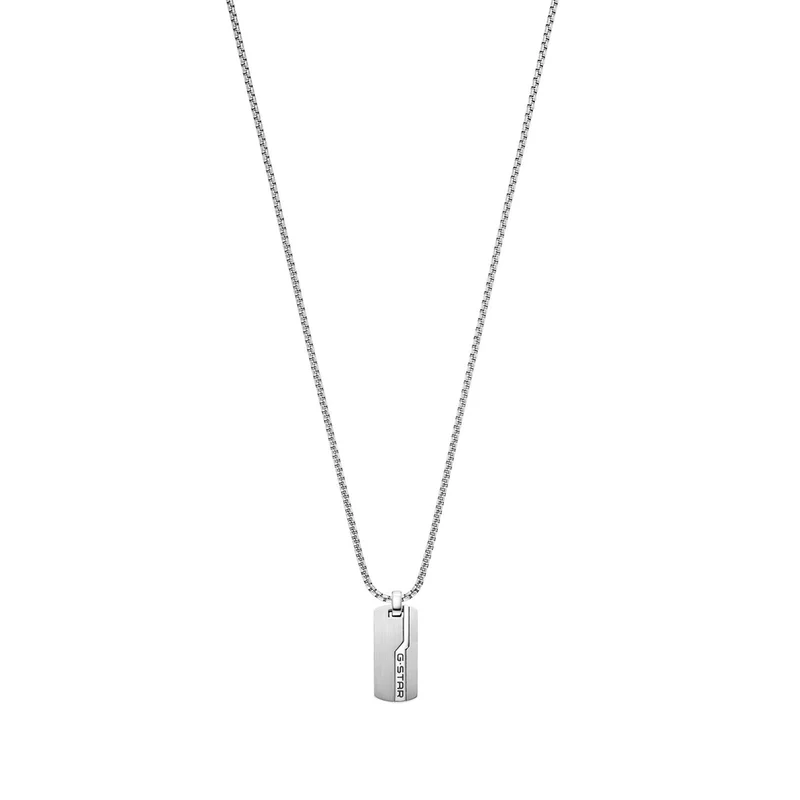 G-STAR Unistrial Zilveren Box Chain Ketting GSJ.112.01