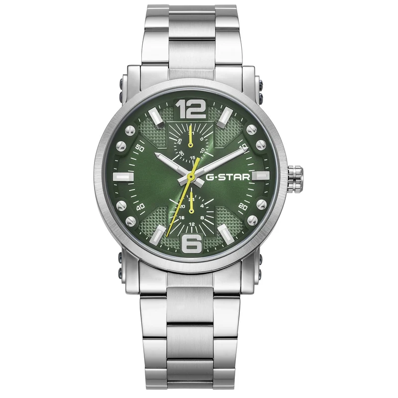 G-STAR Rovic Zilverkleurig Stalen Herenhorloge GSW.509.06