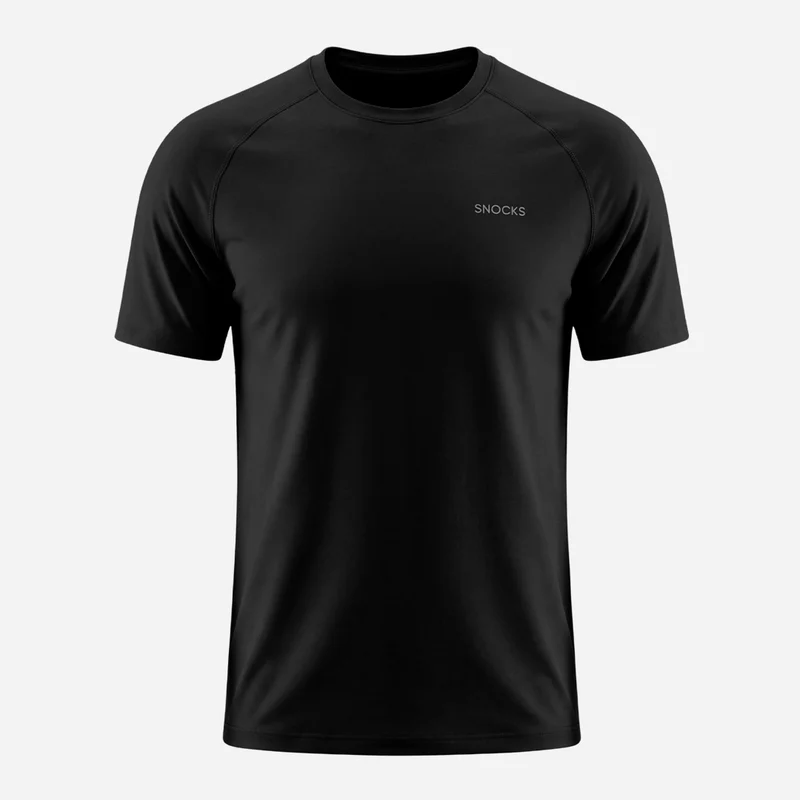 Trainingsshirt Raglan Herren | Schwarz