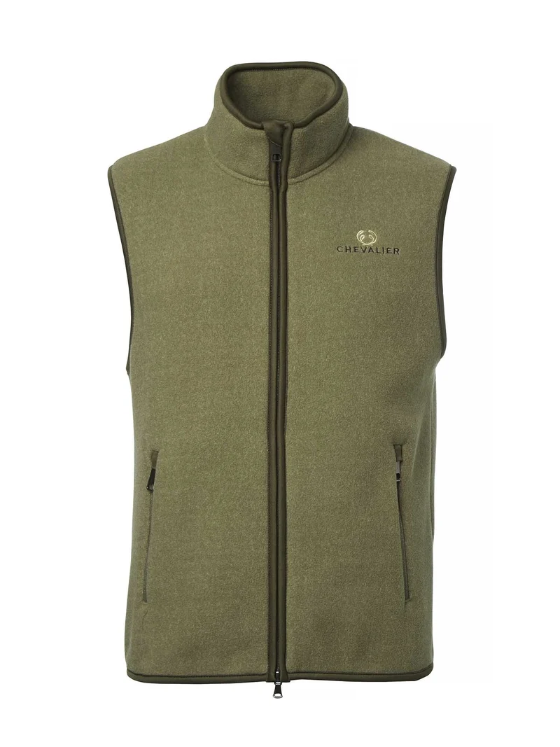 Chevalier Mainstone Fleece Vest Men, khaki green