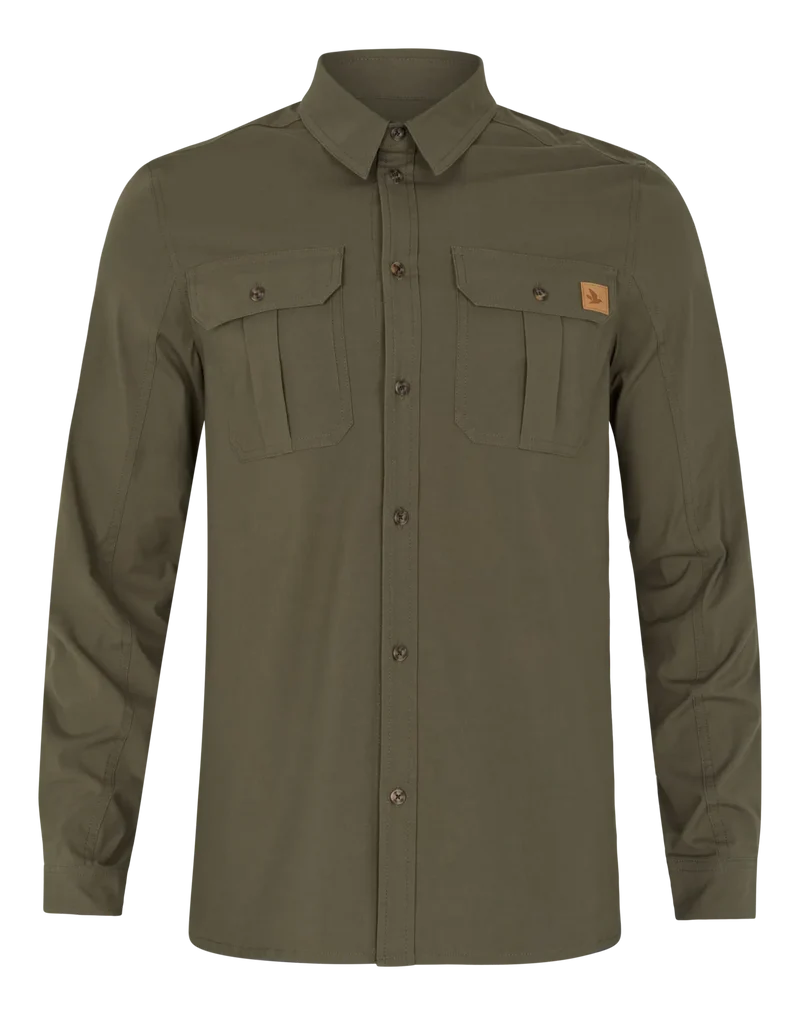 Seeland Selous L/S Cargo Shirt, grape leaf