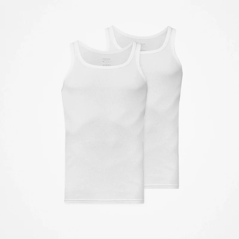 Unterhemd Tank Top Herren | Weiß