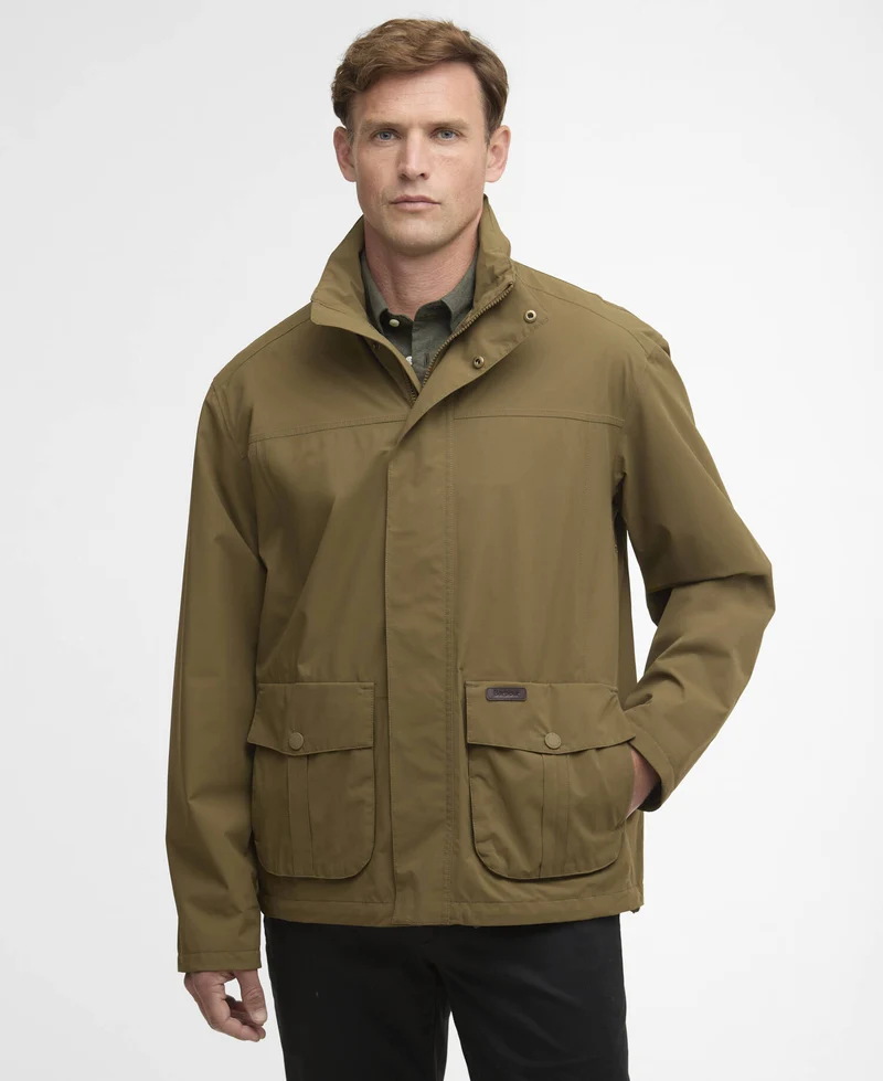 Barbour Sander Waterproof Jacket, beech