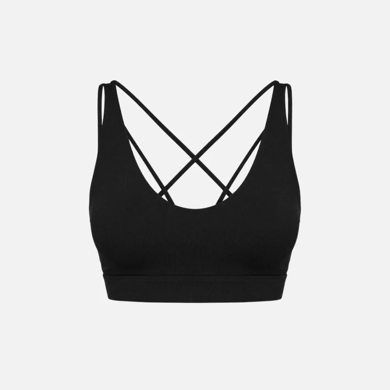 Premium Sport-BH Multi-Strap | Schwarz