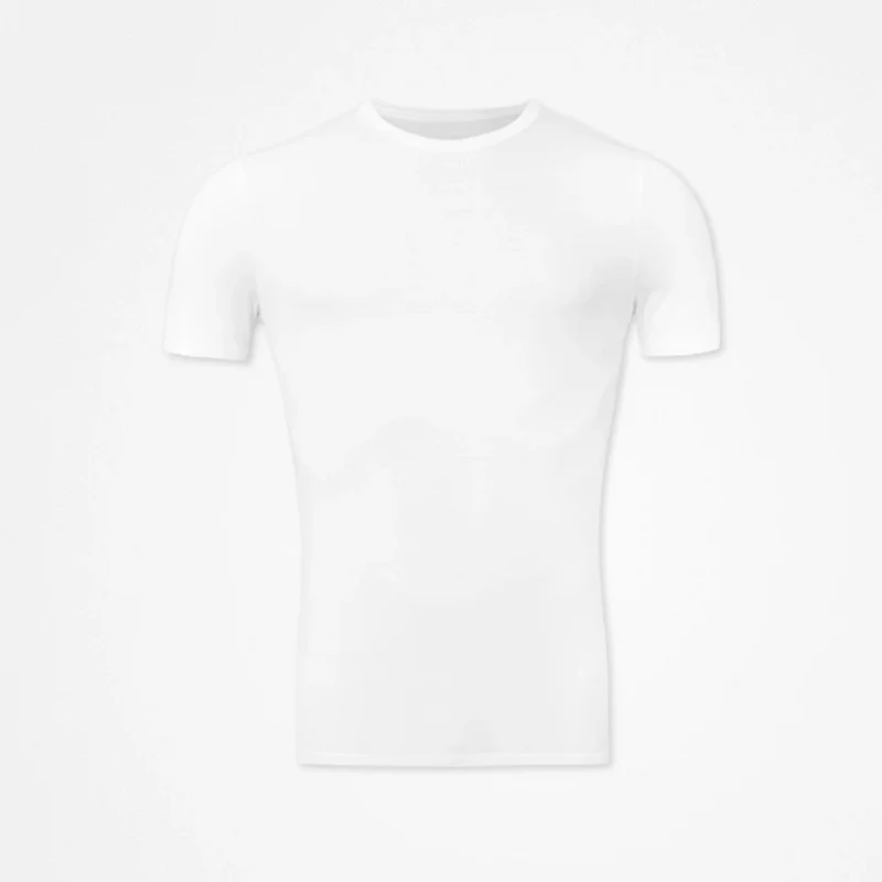 Premium Unterhemd Rundhals Herren | Weiß