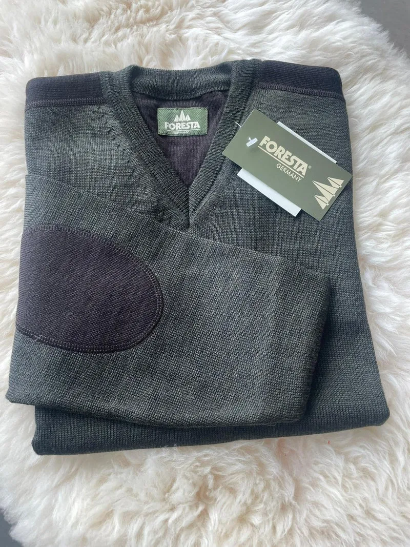 Foresta Victor herentrui met V-hals, olive