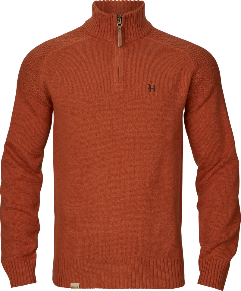 Härkila Vincent Merino Half Zip Pullover, bombay brown