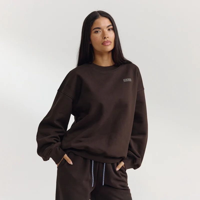 Oversized Trui - Donker Chocoladekleurig