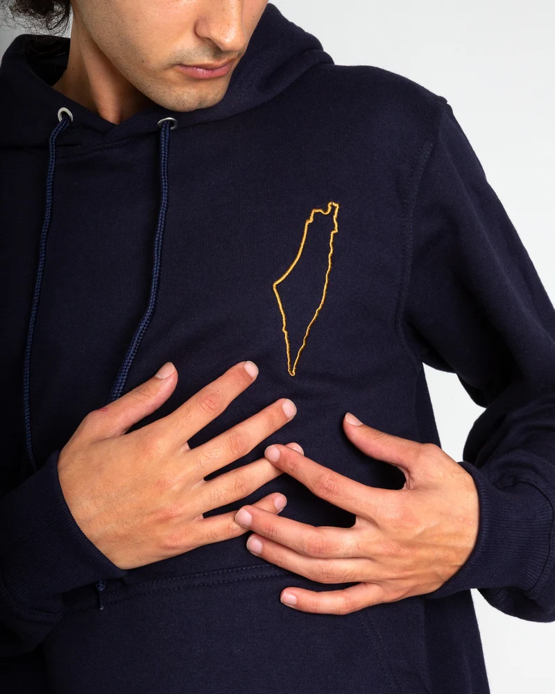 Pray for Palestine Hoodie MEN - Navy