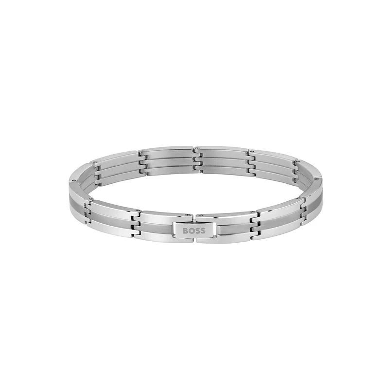 Hugo Boss Roestvrij Staal Zilverkleurige Heren Schakelarmband HBJ1580803