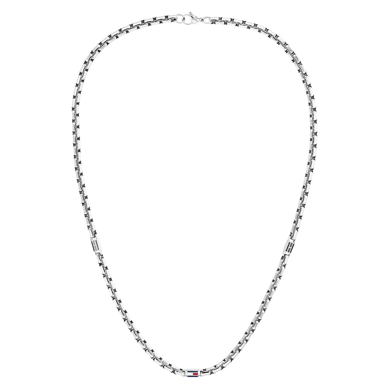 Tommy Hilfiger Roestvrij Staal Zilverkleurige Heren Ketting TJ2790672