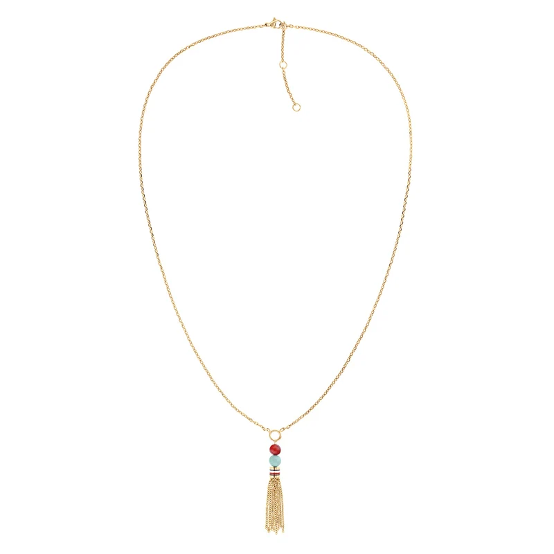Tommy Hilfiger Roestvrij Staal Goudkleurige Dames Ketting TJ2781041
