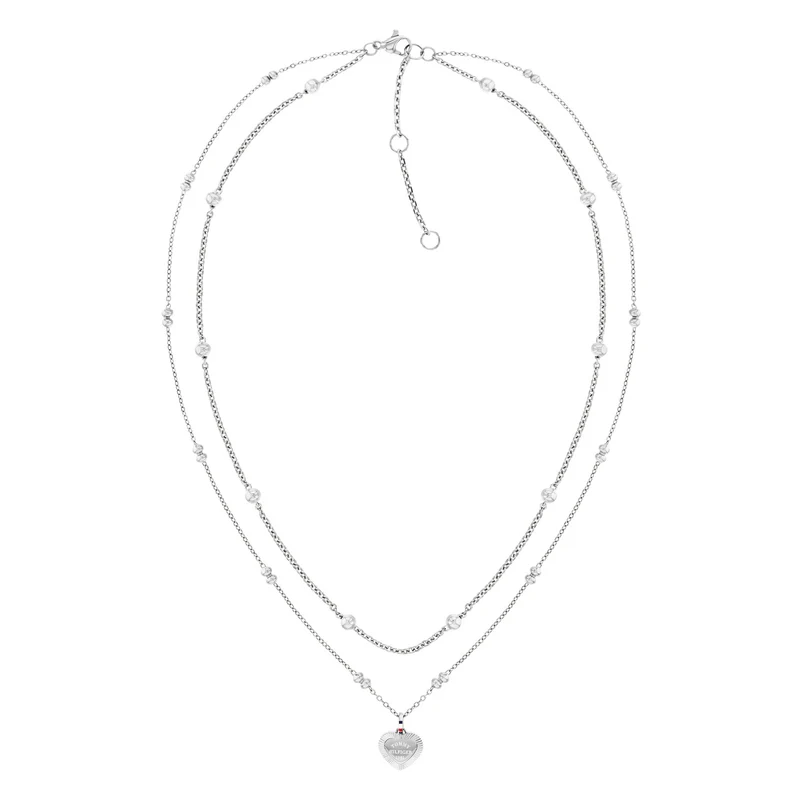 Tommy Hilfiger Roestvrij Staal Zilverkleurige Dames Ketting TJ2781009