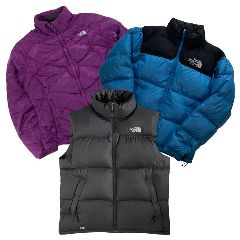 15x NORTH FACE PUFFER JACKETS