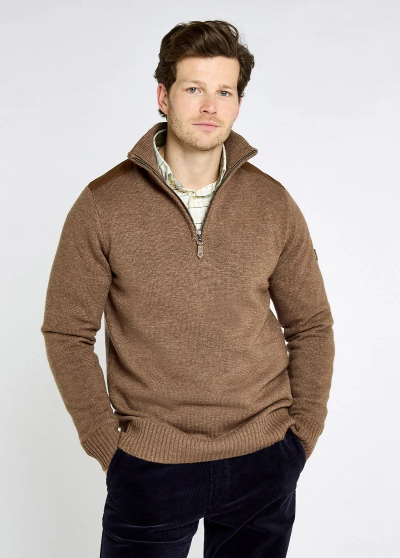 Dubarry Doherty, heren trui met kwart rits en windstopper, elk