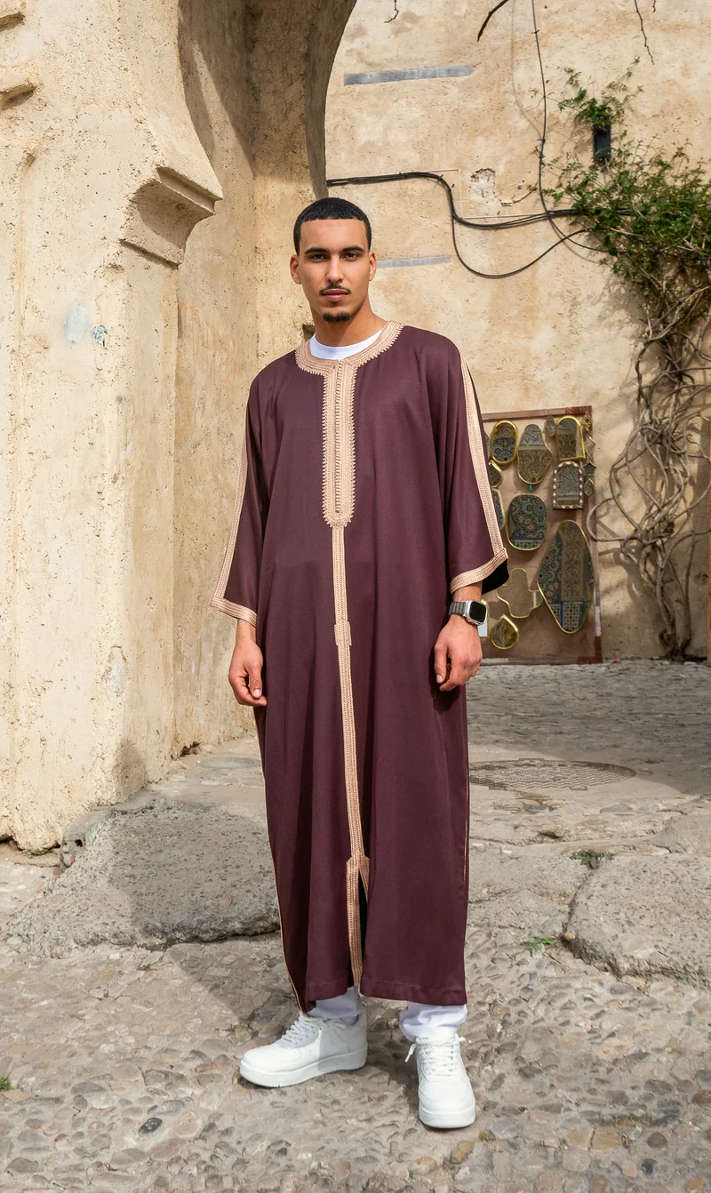 Al-Amir Royale Kandora - Brown