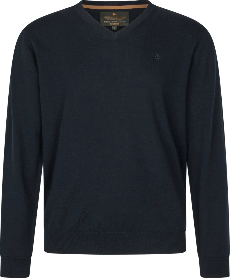 Seeland Pine V-hals trui Blauw