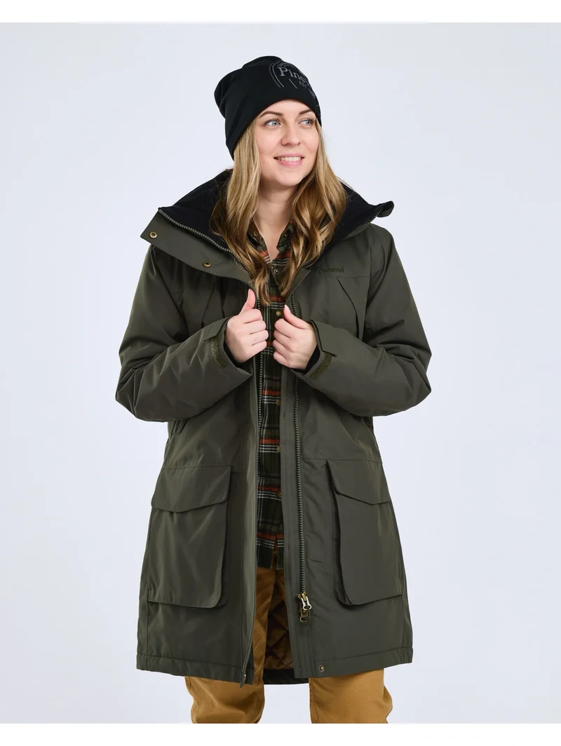 Pinewood Wilda Padded Parka W, moss green